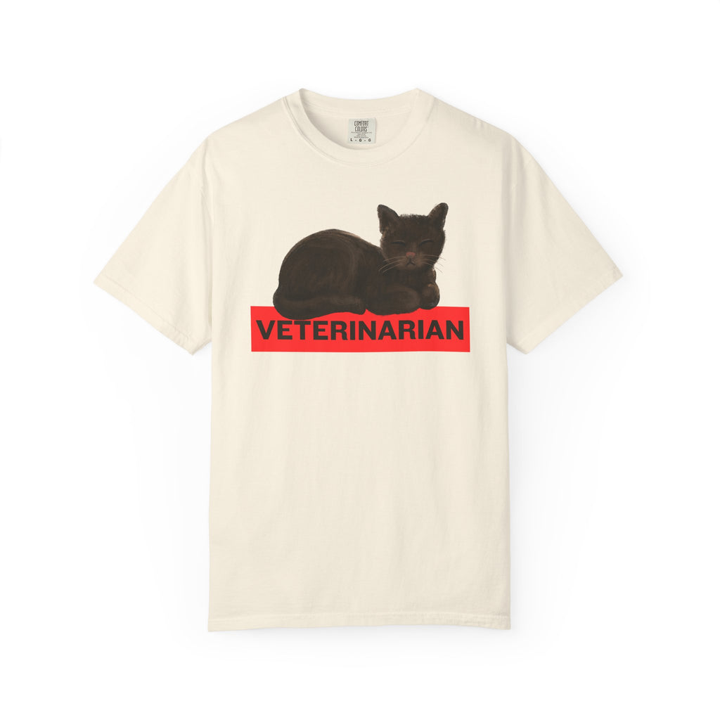 Veterinarian Cat T-Shirt, Funny Animal Lover Tee, Pet Owner Gift, Cute Vet Shirt, Unique Veterinary Apparel, Animal Rescue Shirt