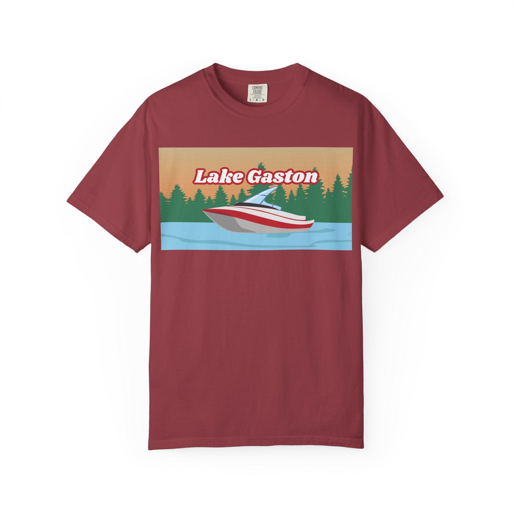 Lake Gaston Relaxed Unisex T-Shirt, Summer Vibes Tee, Outdoor Adventure Shirt, Lake Life Apparel, Gift for Nature Lovers, Vacation Wear
