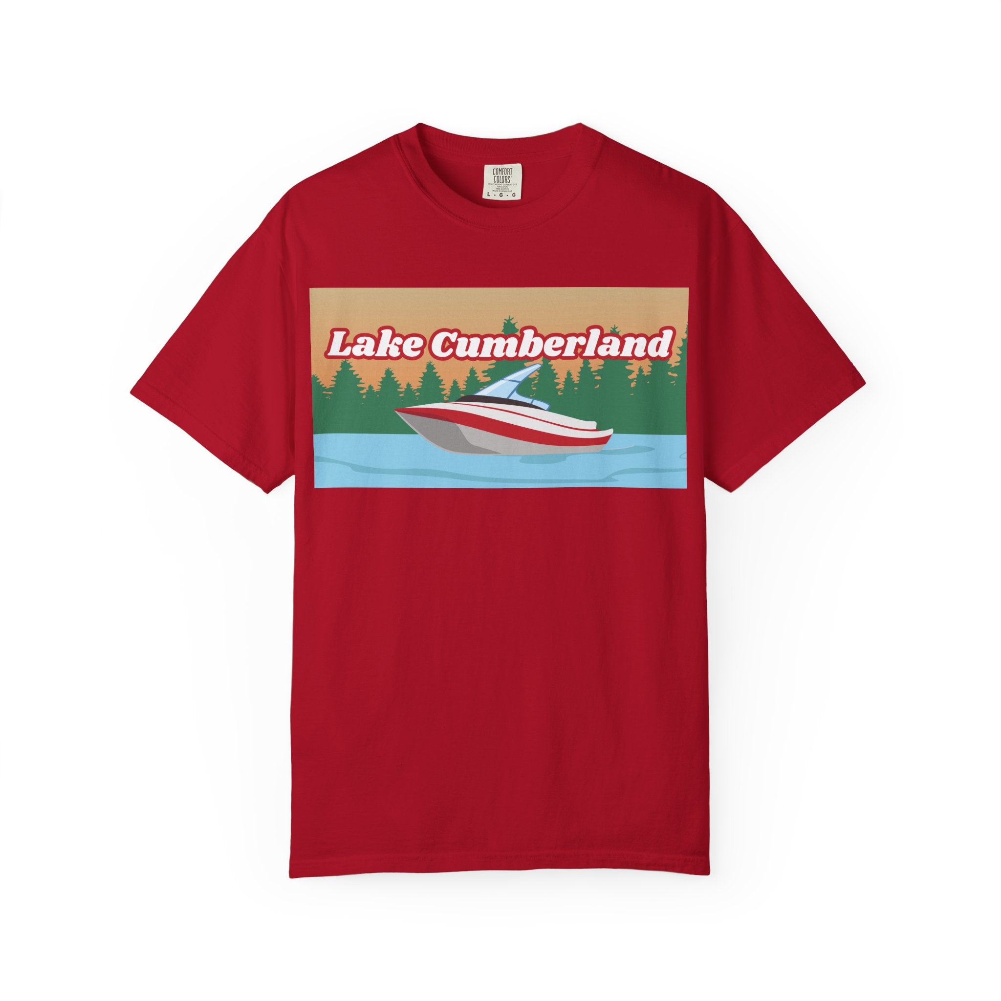 Lake Cumberland Relaxed Unisex T-Shirt, Summer Vibes Tee, Outdoor Adventure Shirt, Lake Life Apparel, Gift for Nature Lovers, Vacation Wear