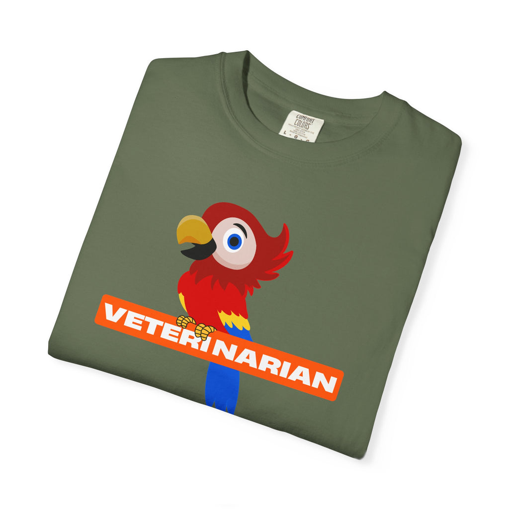 Veterinarian Parrot T-Shirt | Cute Animal Lover Shirt, Unisex Teen Gift, Animal Care Apparel, Funny Pet Shirt, Veterinary Gifts