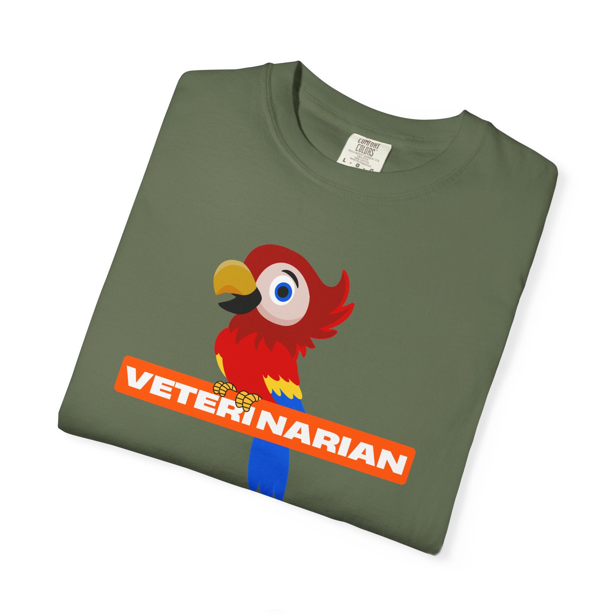 Veterinarian Parrot T-Shirt | Cute Animal Lover Shirt, Unisex Teen Gift, Animal Care Apparel, Funny Pet Shirt, Veterinary Gifts