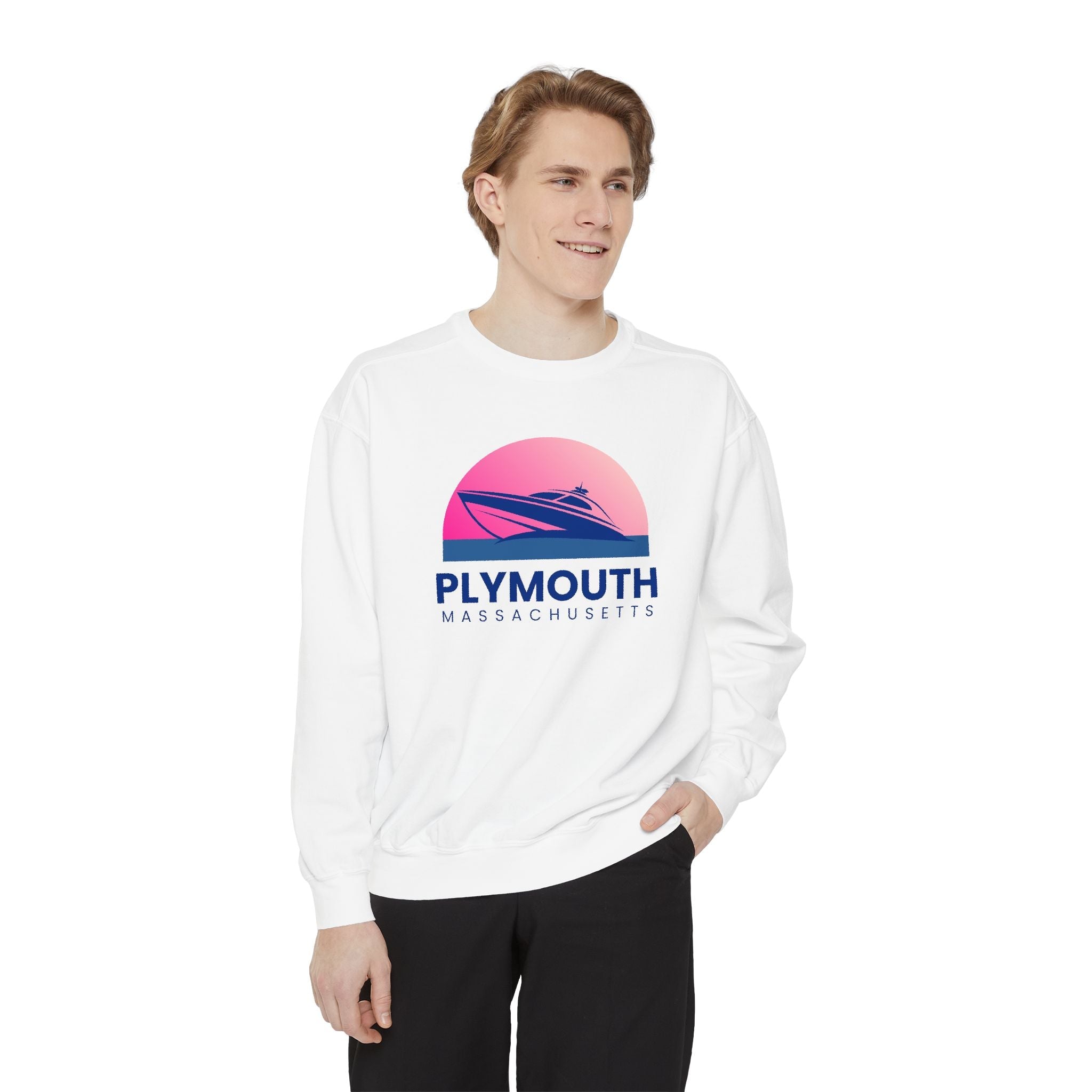 Plymouth Unisex Sweatshirt, Cozy, Perfect Autumn Gift, Relaxed Style for All