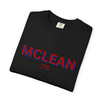 McLean Garment-Dyed Unisex T-Shirt, Casual Tee, Vintage Style Shirt, Everyday Wear, Birthday Gift, Unique Apparel