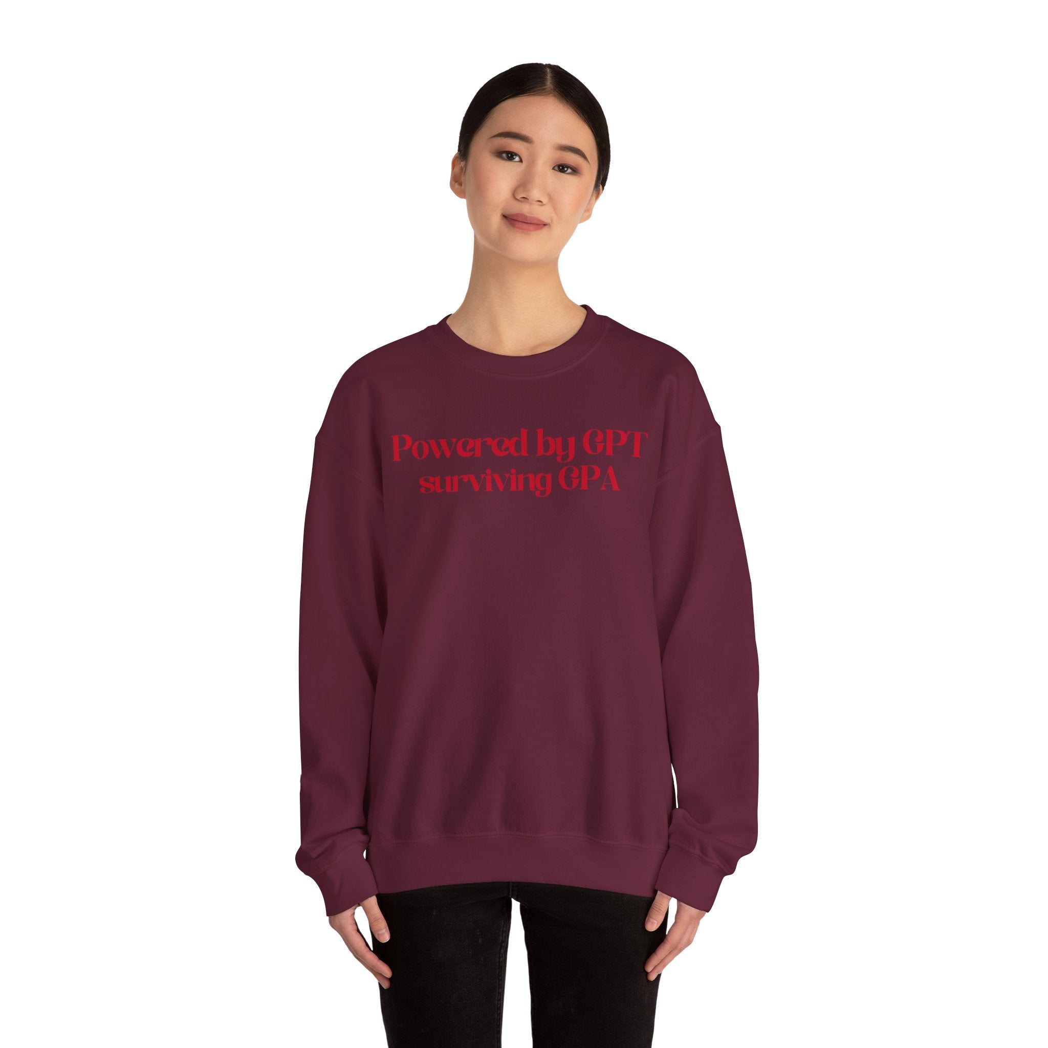 Surviving GPA Sweatshirt - Unisex Casual Crewneck, Gift for Tech Enthusiasts, College Students, Relaxed Fit for Everyday Wear