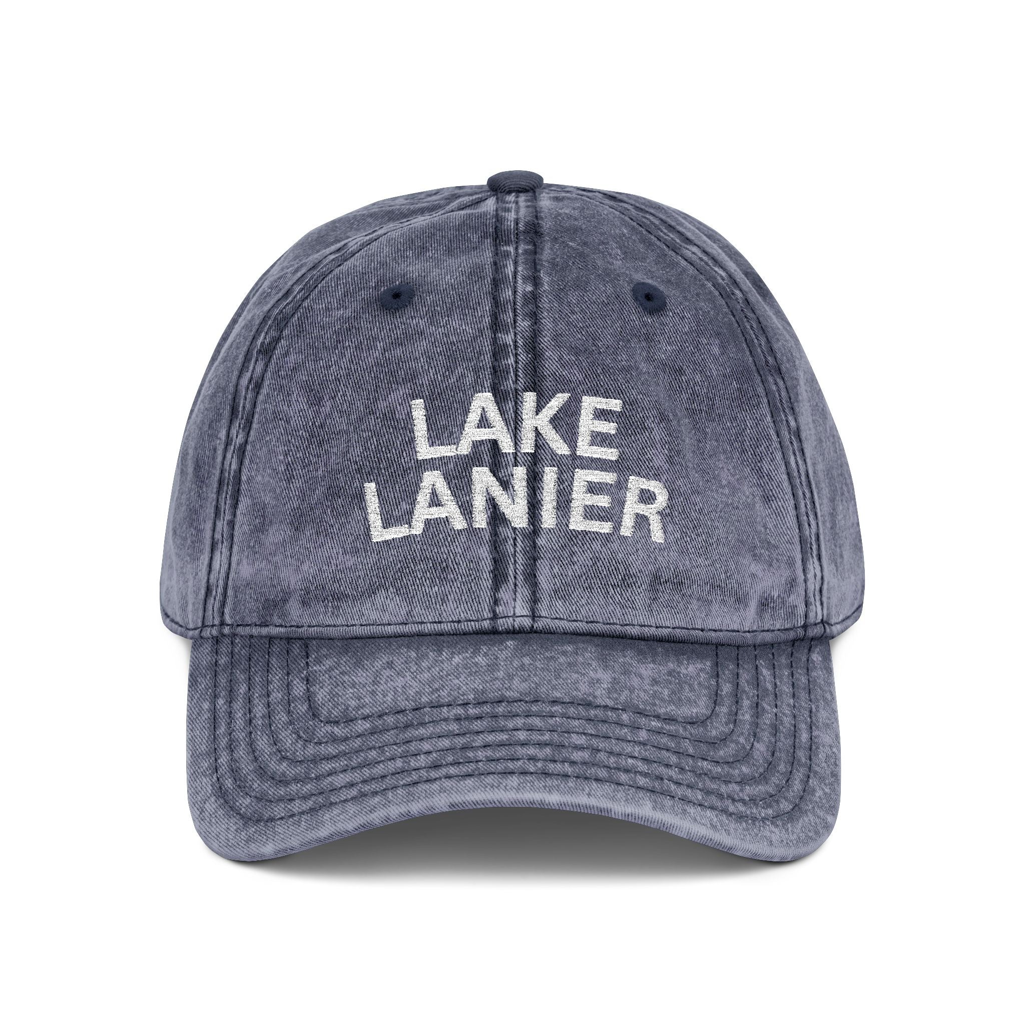 Lake Lanier Vintage Embroidered Cap with 'Love' Design, Retro Style Hat for Casual Outfits, Gift for Him or Her, Summer Accessories, Fashionable Cap