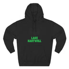 Lake Hartwell Fleece Hoodie, Cozy Sweatshirt, Outdoor Adventure Wear, Unique Gift for Lake Lovers, Perfect for Fall and Winter