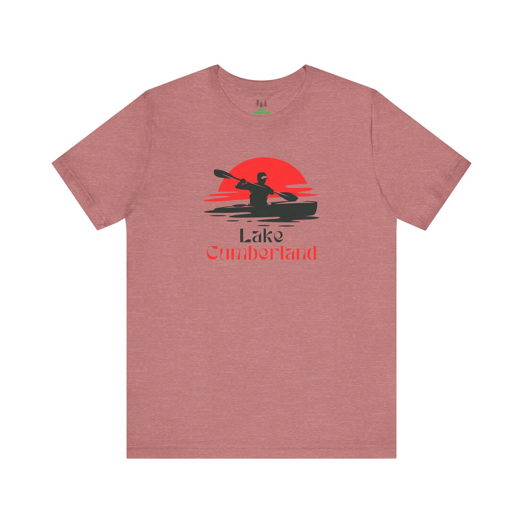 Lake Cumberland Tee - Kayaking Graphic Unisex Jersey Short Sleeve Shirt, Outdoor Adventure Gift, Summer Vibes, Lake Lover Apparel