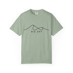 Big Sky Chill Vibes Tee - Unisex Garment-Dyed T-shirt for Autumn Lovers, Casual Wear, Gifts for Him/Her