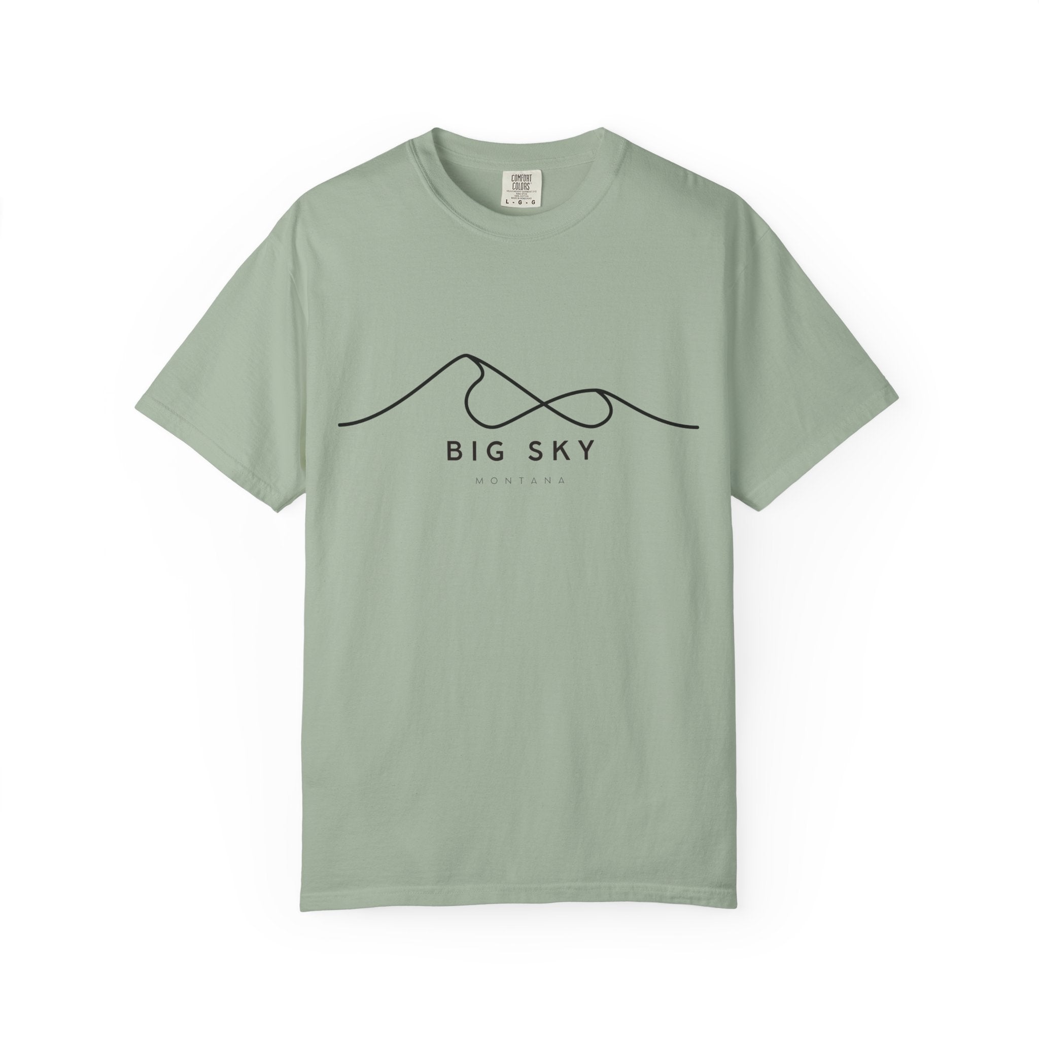 Big Sky Chill Vibes Tee - Unisex Garment-Dyed T-shirt for Autumn Lovers, Casual Wear, Gifts for Him/Her
