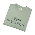 Plymouth Chill Vibes Tee - Unisex Garment-Dyed T-shirt for Autumn Lovers, Casual Wear, Gifts for Him/Her