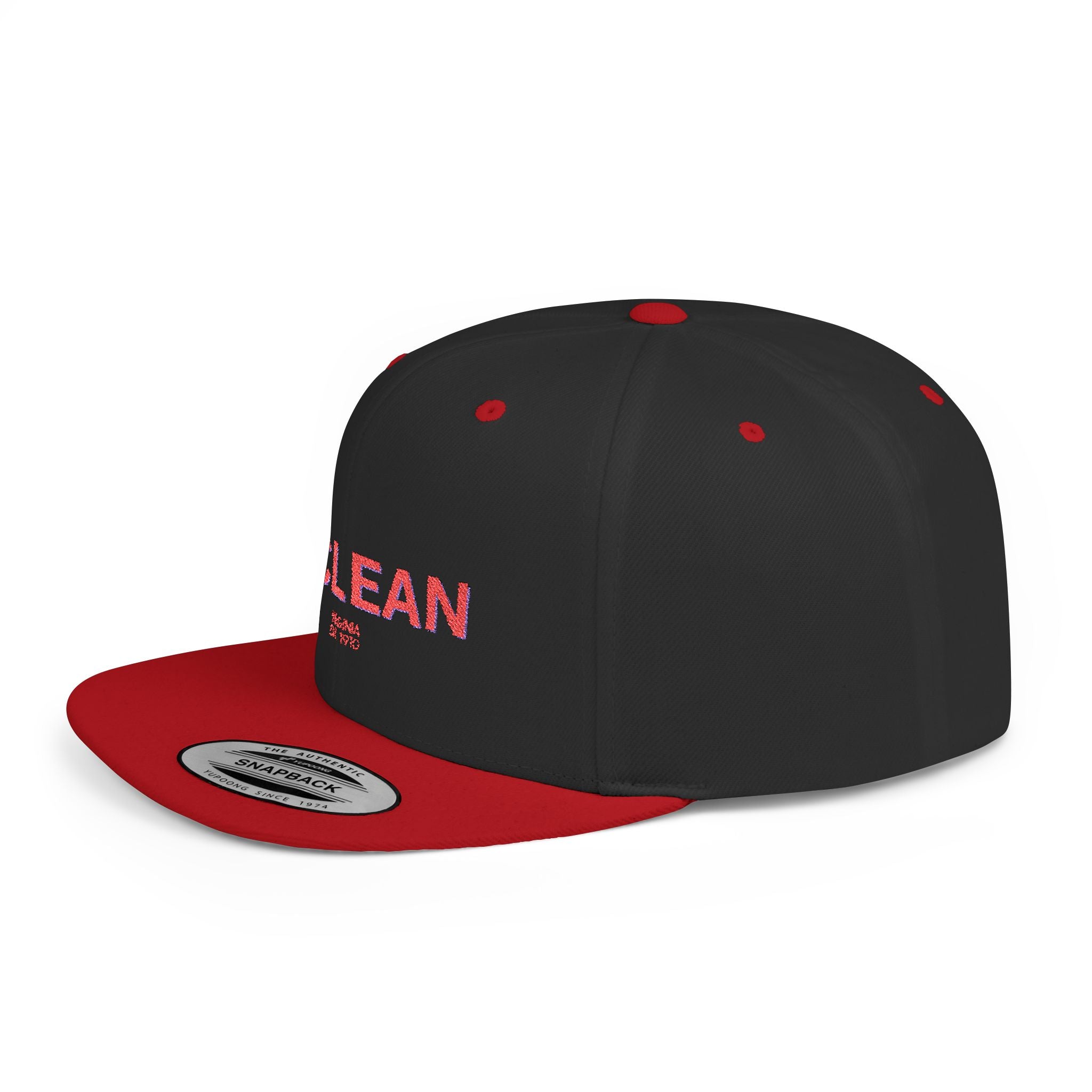 McLean Stylish Flat Bill Snapback Hat with Design, Perfect for Casual Outings, Streetwear, Gifts, Festivals, Everyday Wear