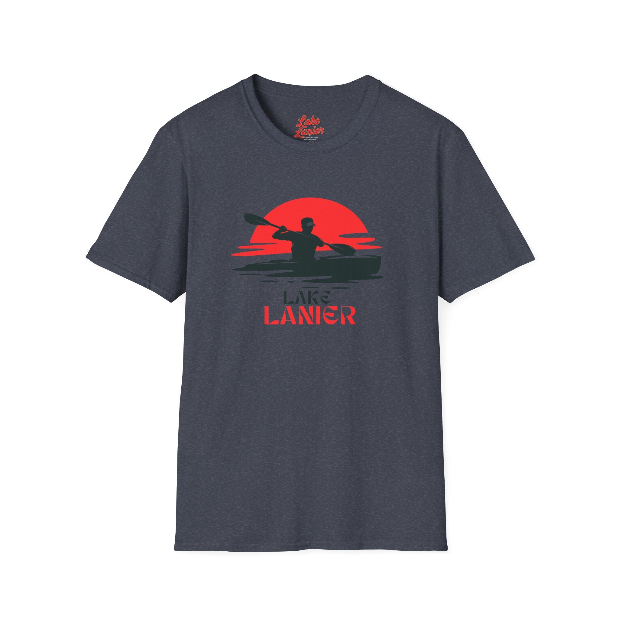 Lake Lanier Unisex Softstyle T-Shirt, Kayaking Shirt, Outdoor Adventure Tee, Lake Life Apparel, Father's Day Gift, Summer Wear