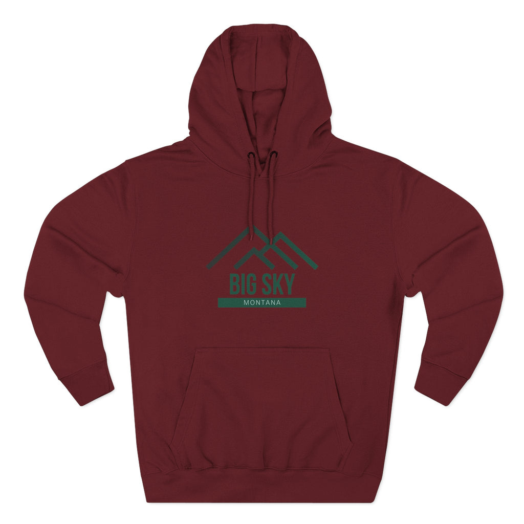 Big Sky Vibes Hoodie with Design, Perfect for Autumn Lovers, Comfortable and Stylish, Great Gift for Vacations