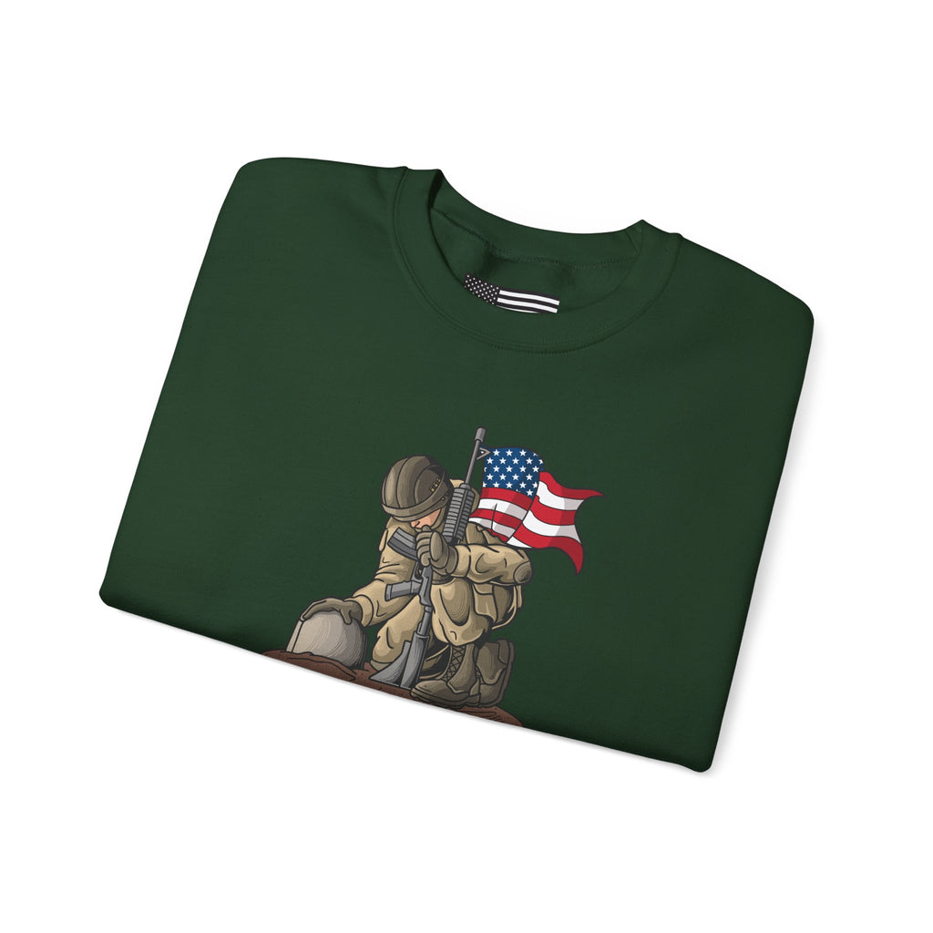 Honor the Fallen Sweatshirt, Unisex Sweatshirt, Military Tribute Apparel, Veteran's Day Gift, Everyday Casual Wear