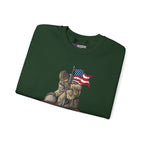 Honor the Fallen Sweatshirt, Unisex Sweatshirt, Military Tribute Apparel, Veteran's Day Gift, Everyday Casual Wear