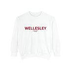 Wellesley Unisex Garment-Dyed Sweatshirt | Cozy Fashion, Perfect for Casual Outings, Gifts, Fall & Winter Style, Everyday Comfort