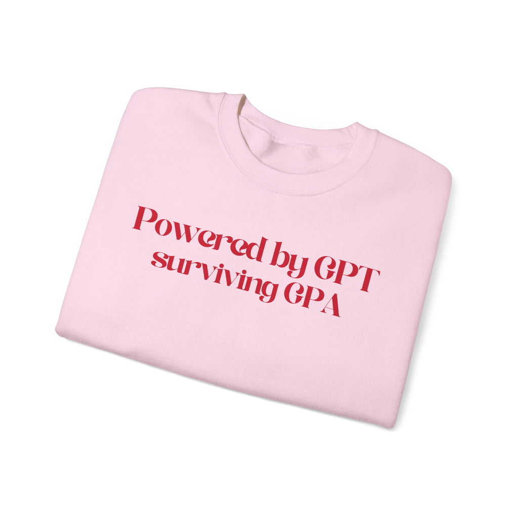 Surviving GPA Sweatshirt - Unisex Casual Crewneck, Gift for Tech Enthusiasts, College Students, Relaxed Fit for Everyday Wear