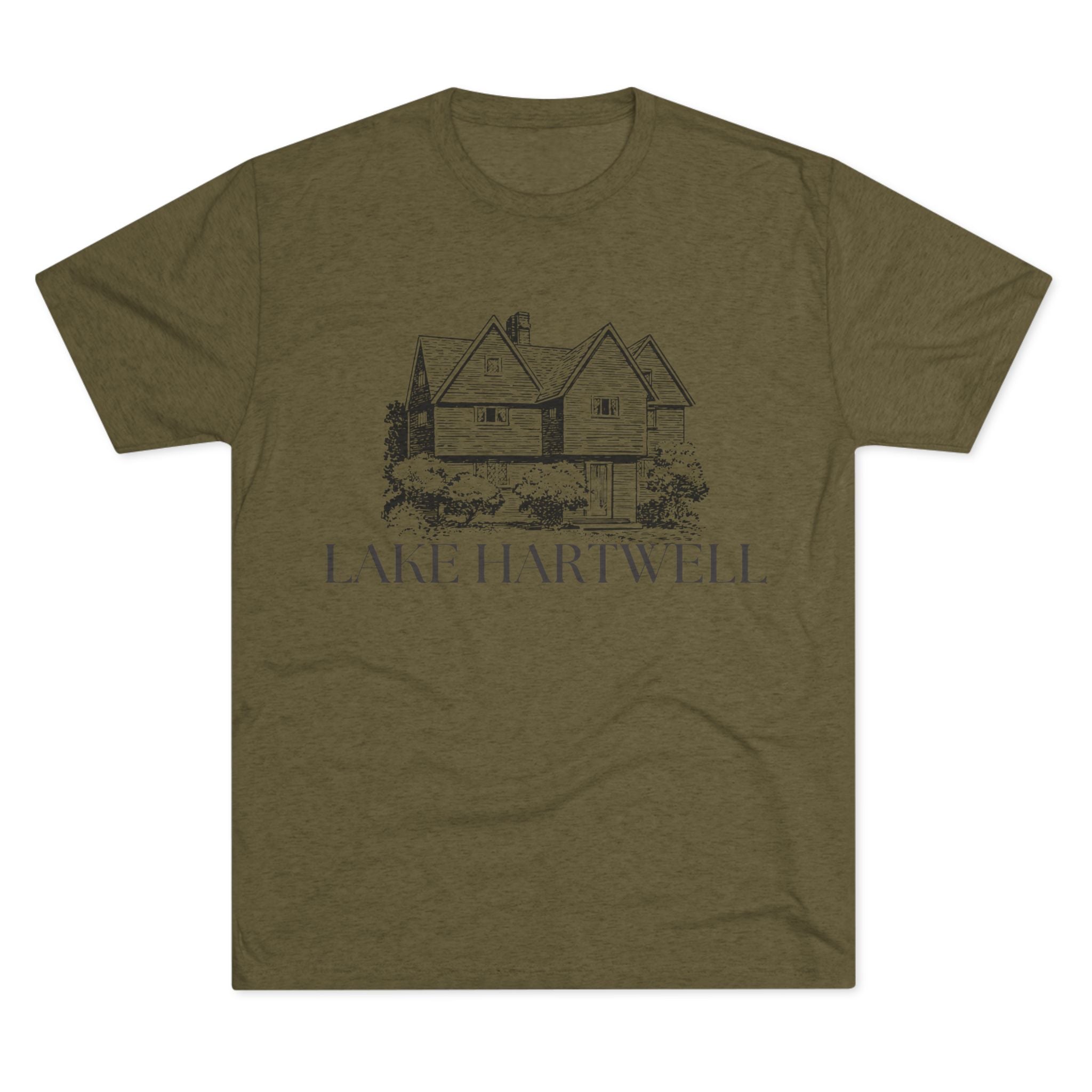 Lake Hartwell Unisex Tri-Blend Crew Tee, Casual T-Shirt, Summer Apparel, Lake House Shirt, Gift for Friends, Travel Tee