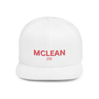 McLean Stylish Flat Bill Snapback Hat with Design, Perfect for Casual Outings, Streetwear, Gifts, Festivals, Everyday Wear
