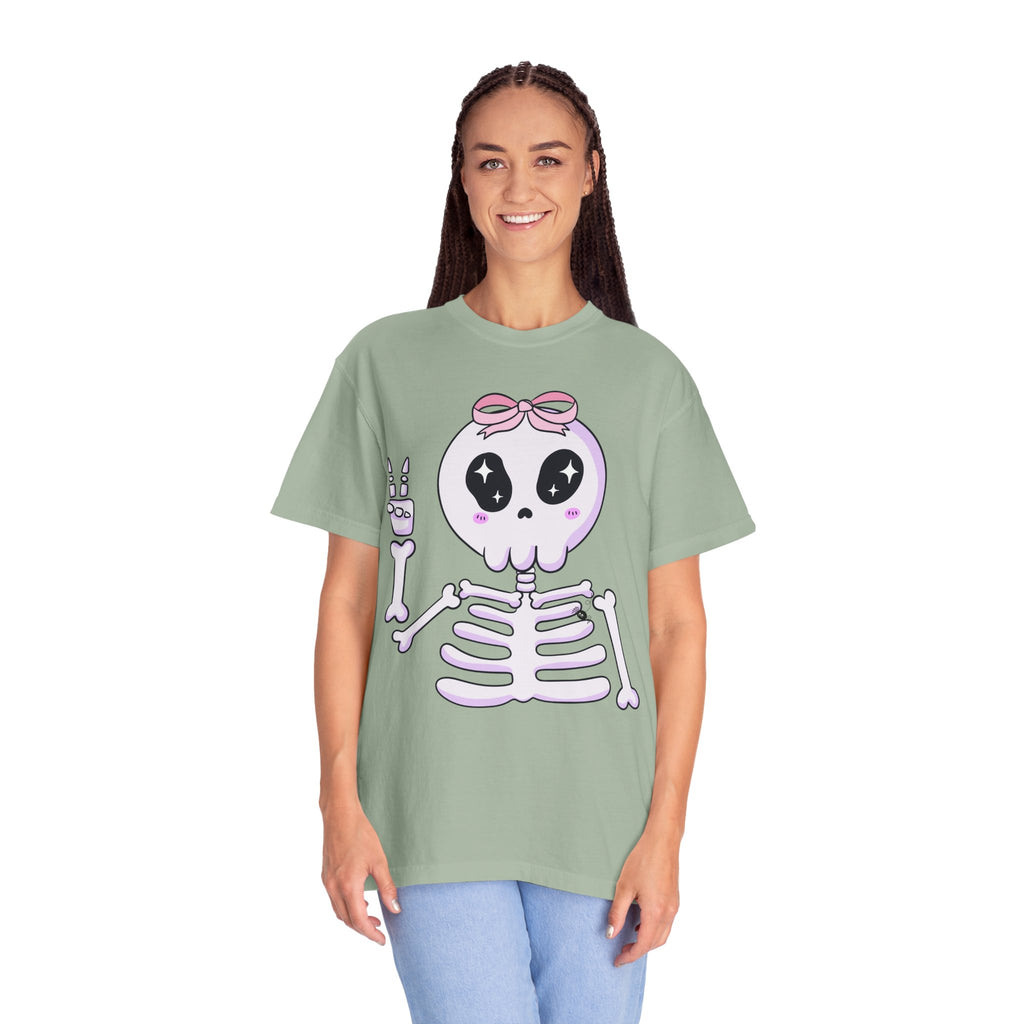 Halloween Unisex T-shirt, Spooky Skeleton Tee, Cute Halloween Shirt, Halloween Costume, Halloween Party Top
