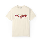 McLean Garment-Dyed Unisex T-Shirt, Casual Tee, Vintage Style Shirt, Everyday Wear, Birthday Gift, Unique Apparel