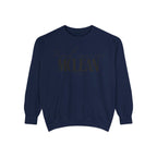 McLean Cozy Sweatshirt, Unisex Garment-Dyed Crew, Casual Wear, Gift for Friends, Fall Fashion, Lounge Style