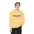 McLean Unisex Garment-Dyed Sweatshirt | Cozy Fashion, Perfect for Casual Outings, Gifts, Fall & Winter Style, Everyday Comfort