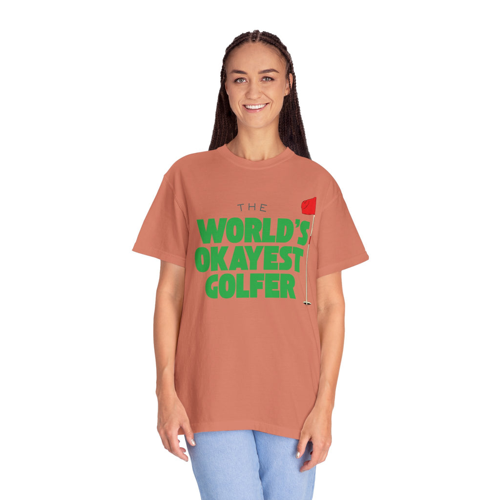 World's Okayest Golfer T-Shirt, Funny Golf Gift, Unisex Tee, Sports Apparel, Father's Day Gift, Golfer Humor