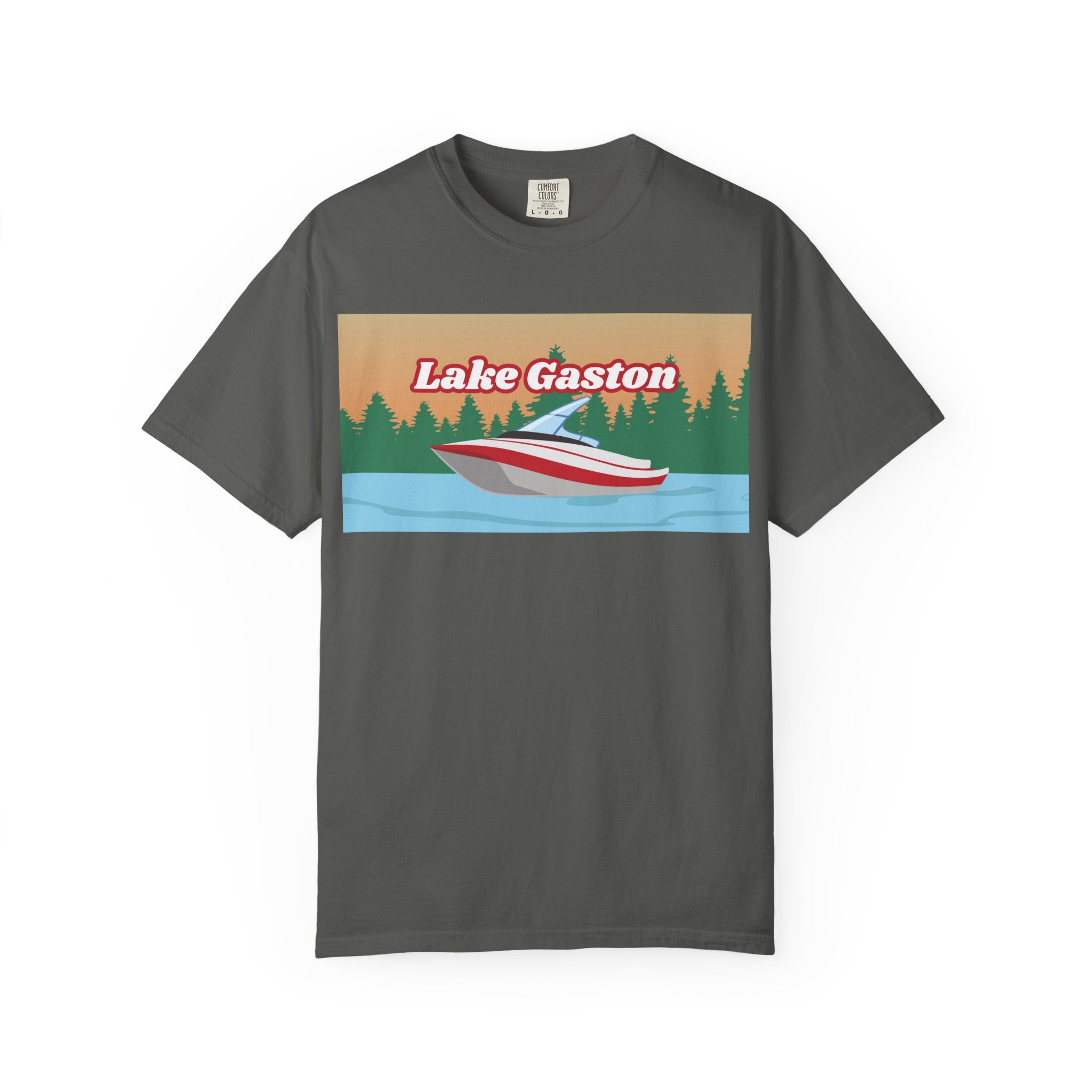 Lake Gaston Relaxed Unisex T-Shirt, Summer Vibes Tee, Outdoor Adventure Shirt, Lake Life Apparel, Gift for Nature Lovers, Vacation Wear