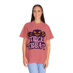 Halloween Trick or Treat T-Shirt, Unisex Halloween Tee, Spooky Autumn Shirt, Fun Costume Top, Trick or Treat Apparel
