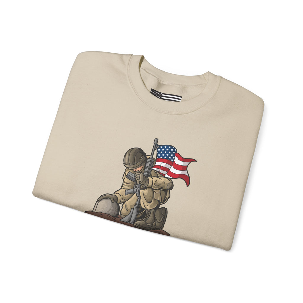 Honor the Fallen Sweatshirt, Unisex Sweatshirt, Military Tribute Apparel, Veteran's Day Gift, Everyday Casual Wear