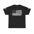Patriotic Veteran Tee, USA Flag Shirt, Military Appreciation Gift, Unisex Casual Wear, Freedom Tee for Veterans