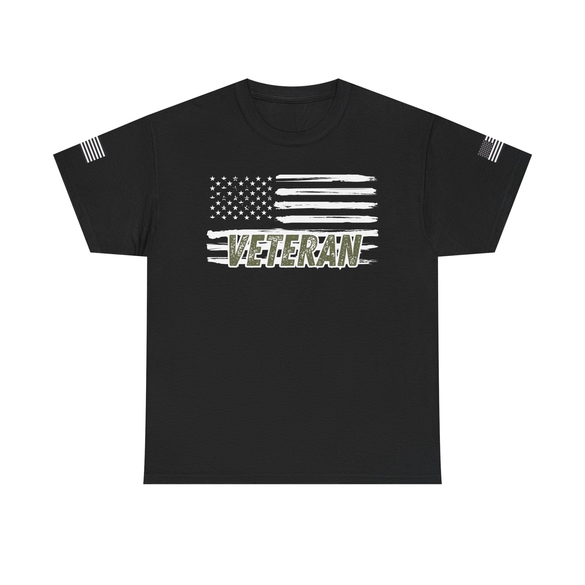 Patriotic Veteran Tee, USA Flag Shirt, Military Appreciation Gift, Unisex Casual Wear, Freedom Tee for Veterans
