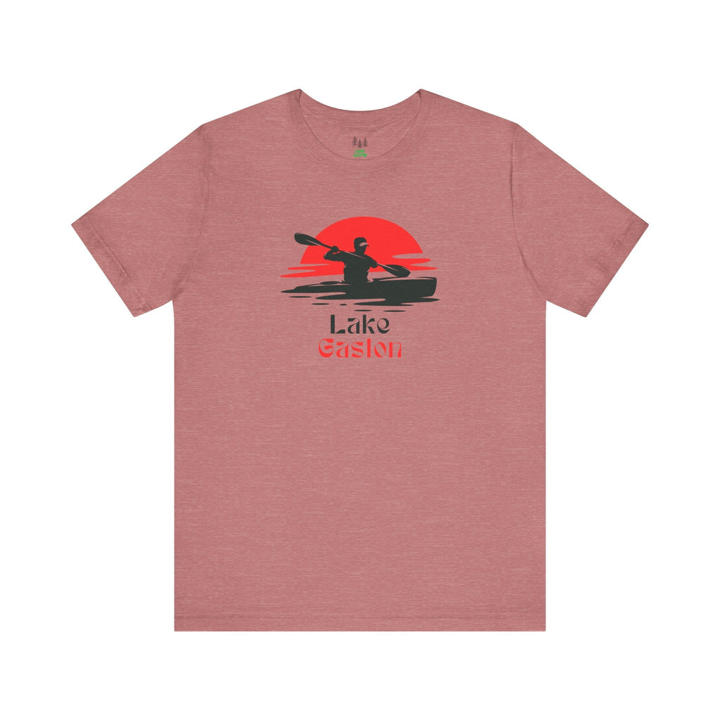 Lake Gaston Tee - Kayaking Graphic Unisex Jersey Short Sleeve Shirt, Outdoor Adventure Gift, Summer Vibes, Lake Lover Apparel