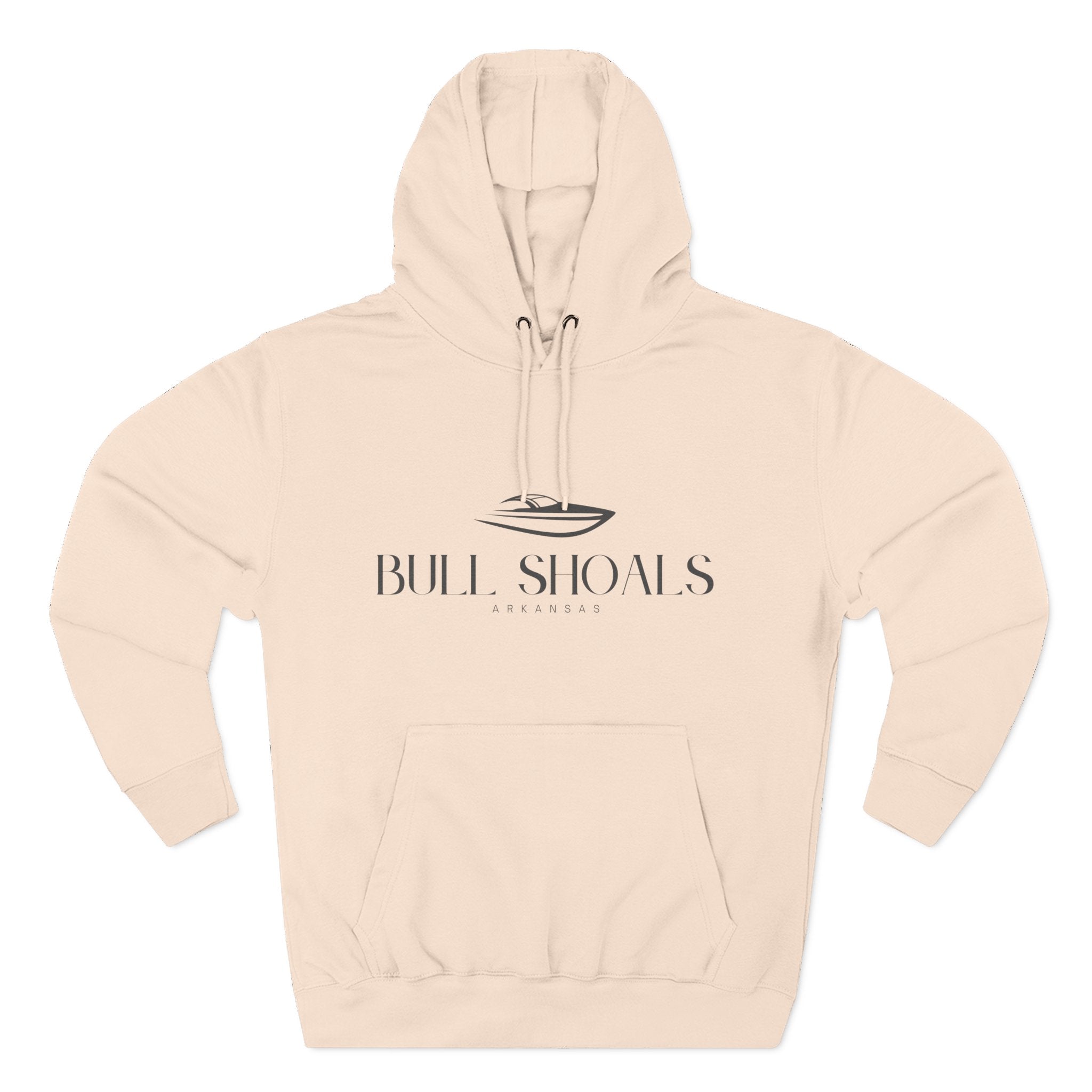 Bull Shoals Stylish Three-Panel Fleece Hoodie for Cozy Days, Casual Wear, Warm Layering, Gift for Him or Her