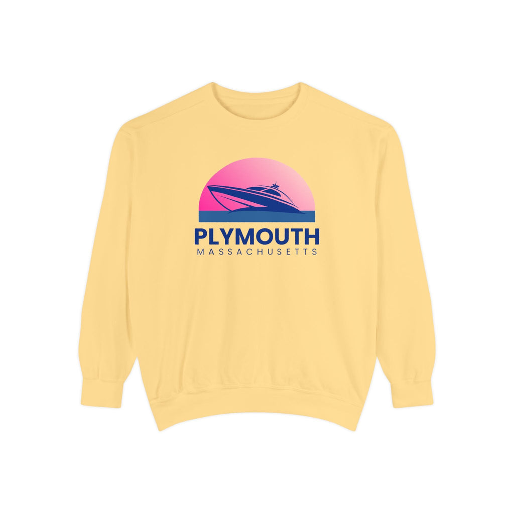 Plymouth Unisex Sweatshirt, Cozy, Perfect Autumn Gift, Relaxed Style for All