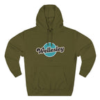 Wellesley Retro Vibe Hoodie for Casual Days, Streetwear, Unisex Gift, Cozy Layering Apparel