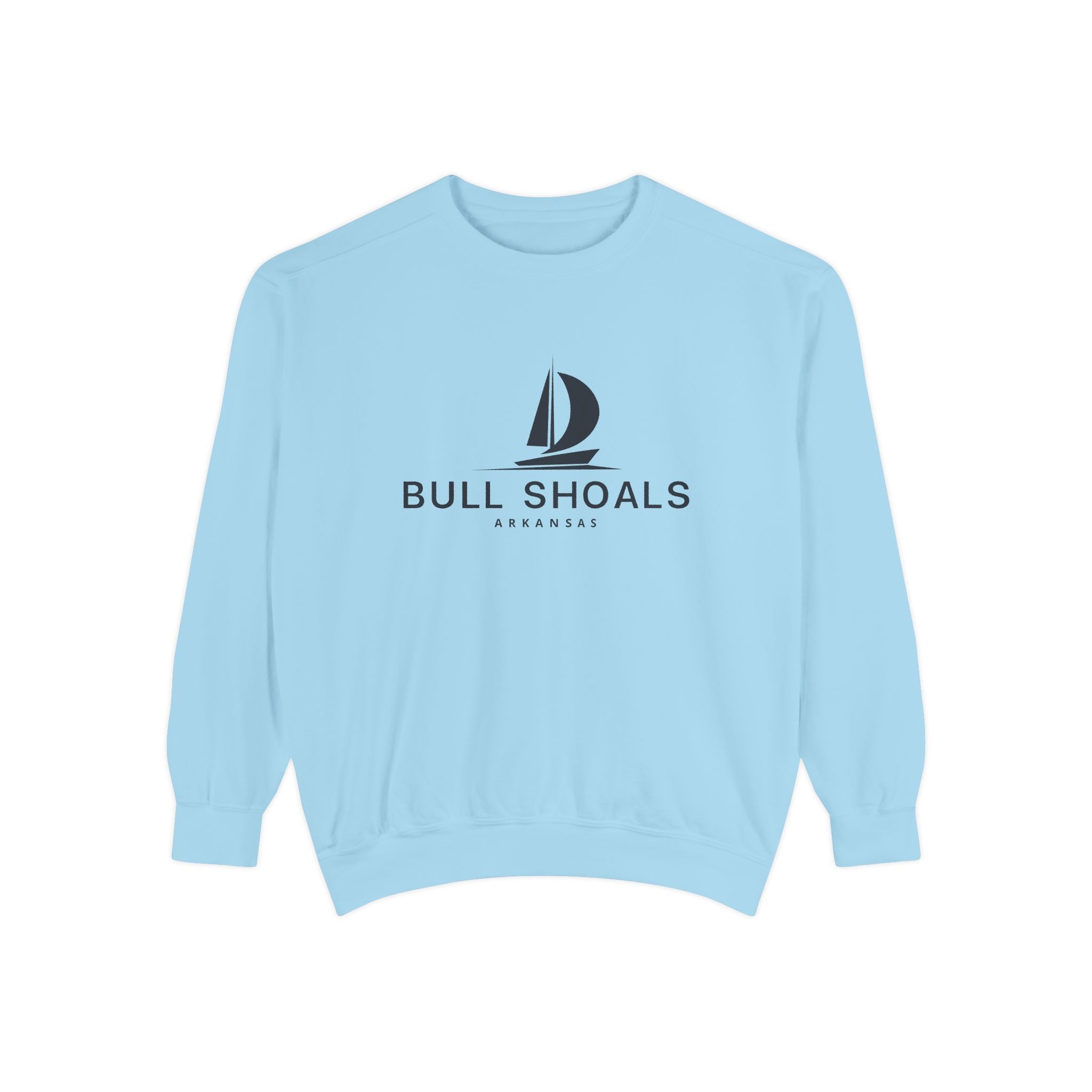 Bull Shoals Vibes Unisex Sweatshirt | Garment-Dyed Comfort, Perfect for Casual Outings, Travel, Gifts, Autumn Days