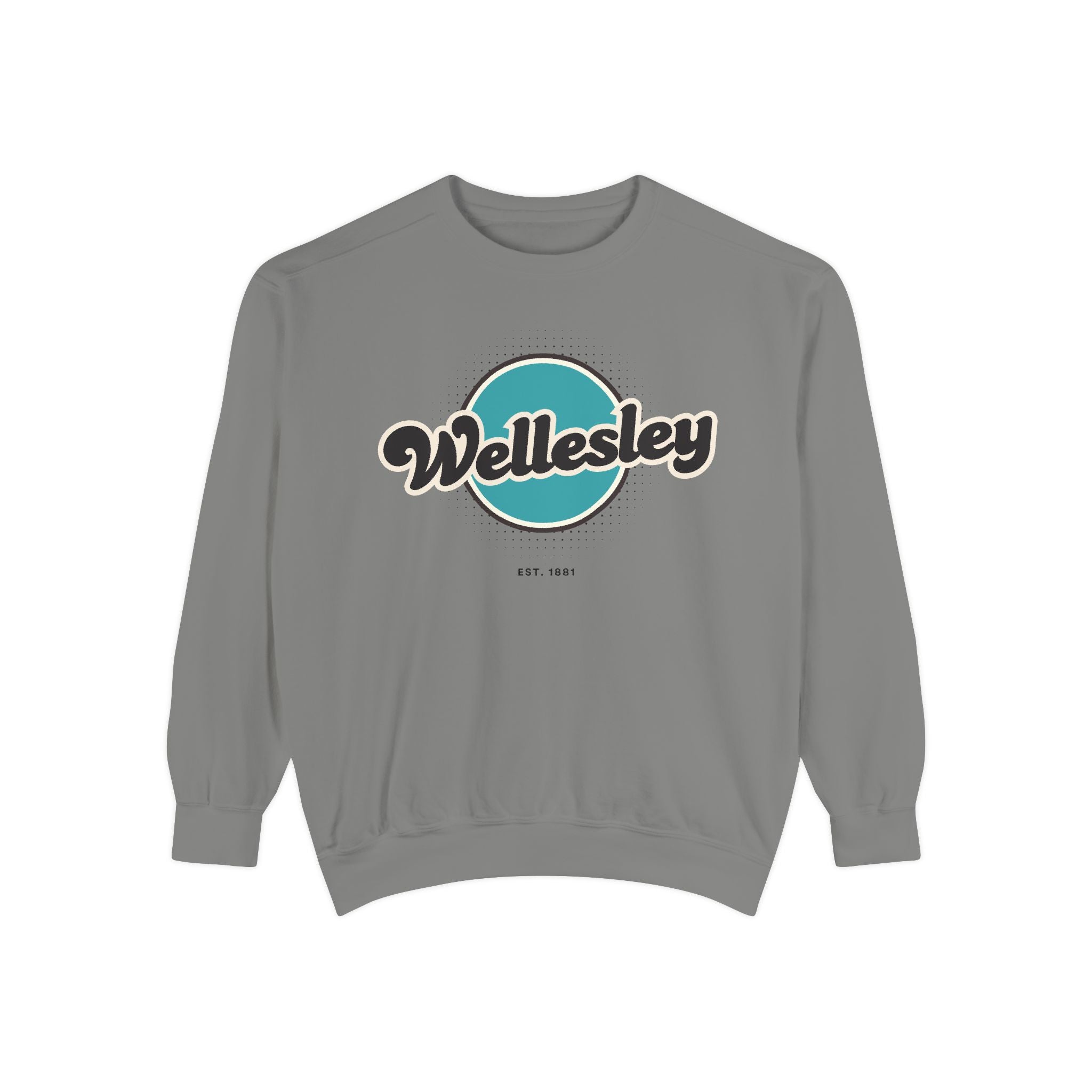 Wellesley Vintage Sweatshirt, Cozy Unisex Pullover, Retro Style, Perfect for Casual Outfits, Gift for Him or Her