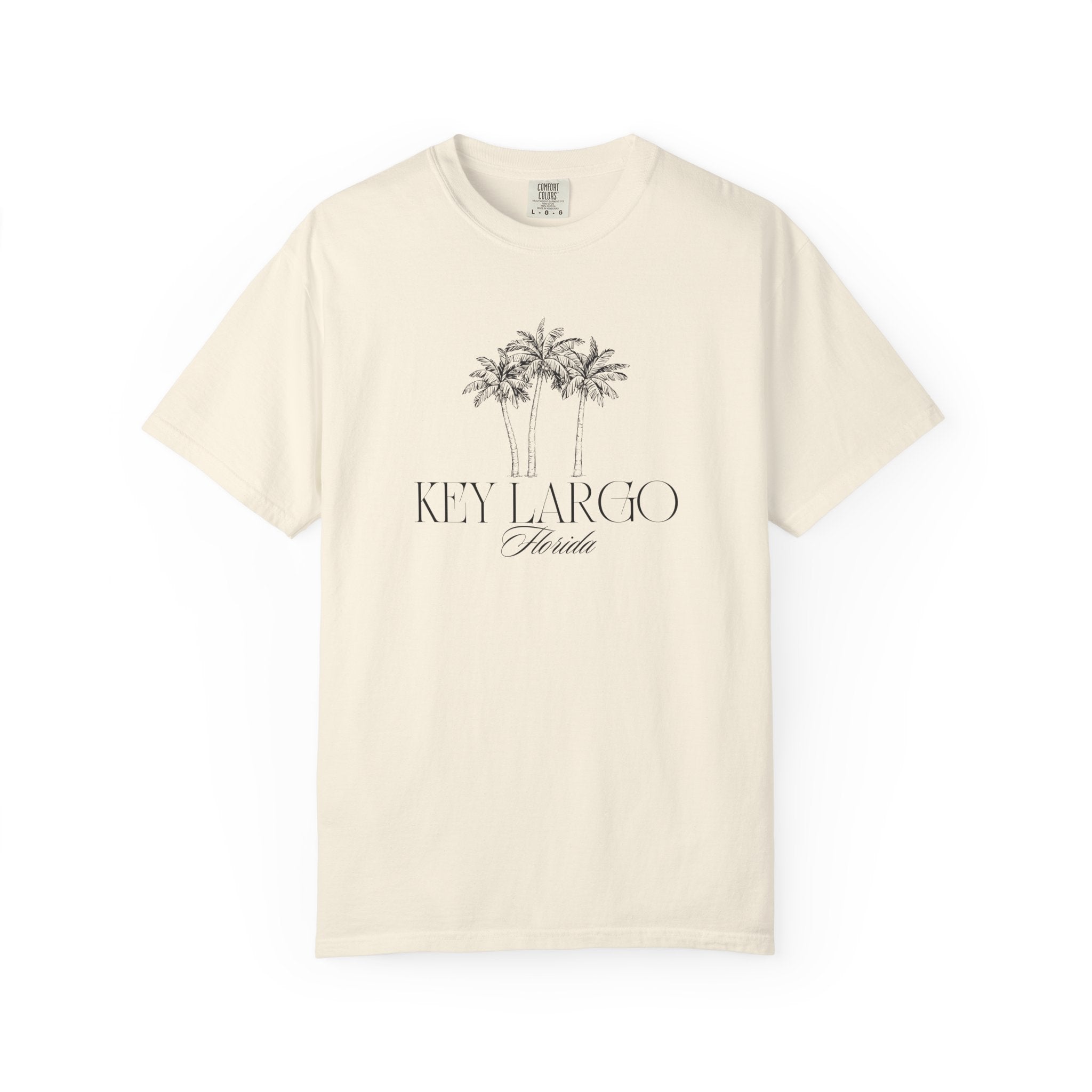 Key Largo Vibes, Unisex T-shirt, Casual Tee, Travel Souvenir, Vacation Top