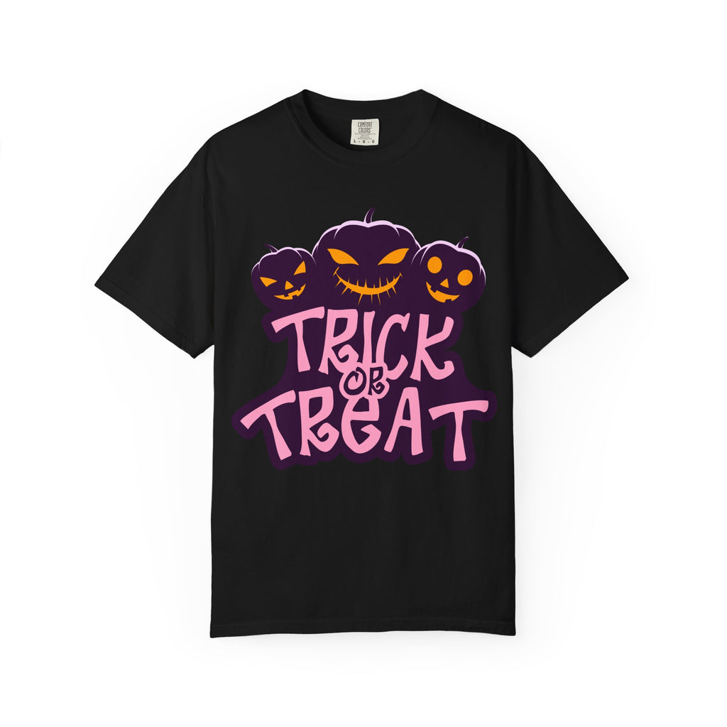 Halloween Trick or Treat T-Shirt, Unisex Halloween Tee, Spooky Autumn Shirt, Fun Costume Top, Trick or Treat Apparel