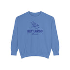 Key Largo Vibes Unisex Sweatshirt | Garment-Dyed Comfort, Perfect for Casual Outings, Travel, Gifts, Autumn Days