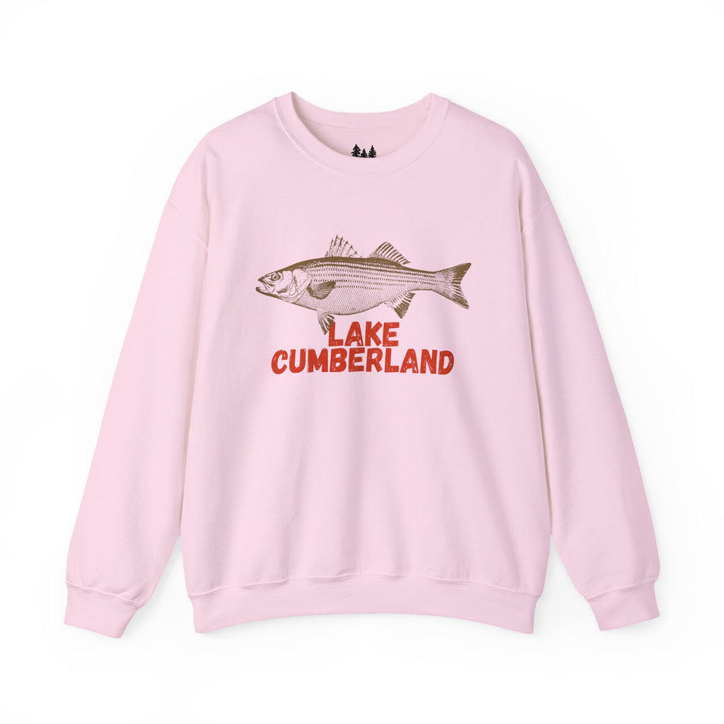 Lake Cumberland Fishing Sweatshirt, Unisex Crewneck, Casual Wear, Gift for Fishermen, Outdoor Apparel, Lake House Cozy