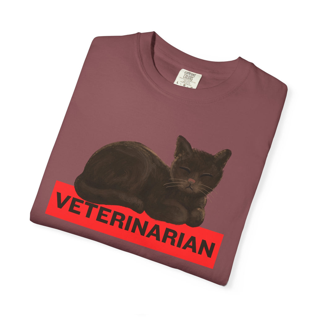 Veterinarian Cat T-Shirt, Funny Animal Lover Tee, Pet Owner Gift, Cute Vet Shirt, Unique Veterinary Apparel, Animal Rescue Shirt