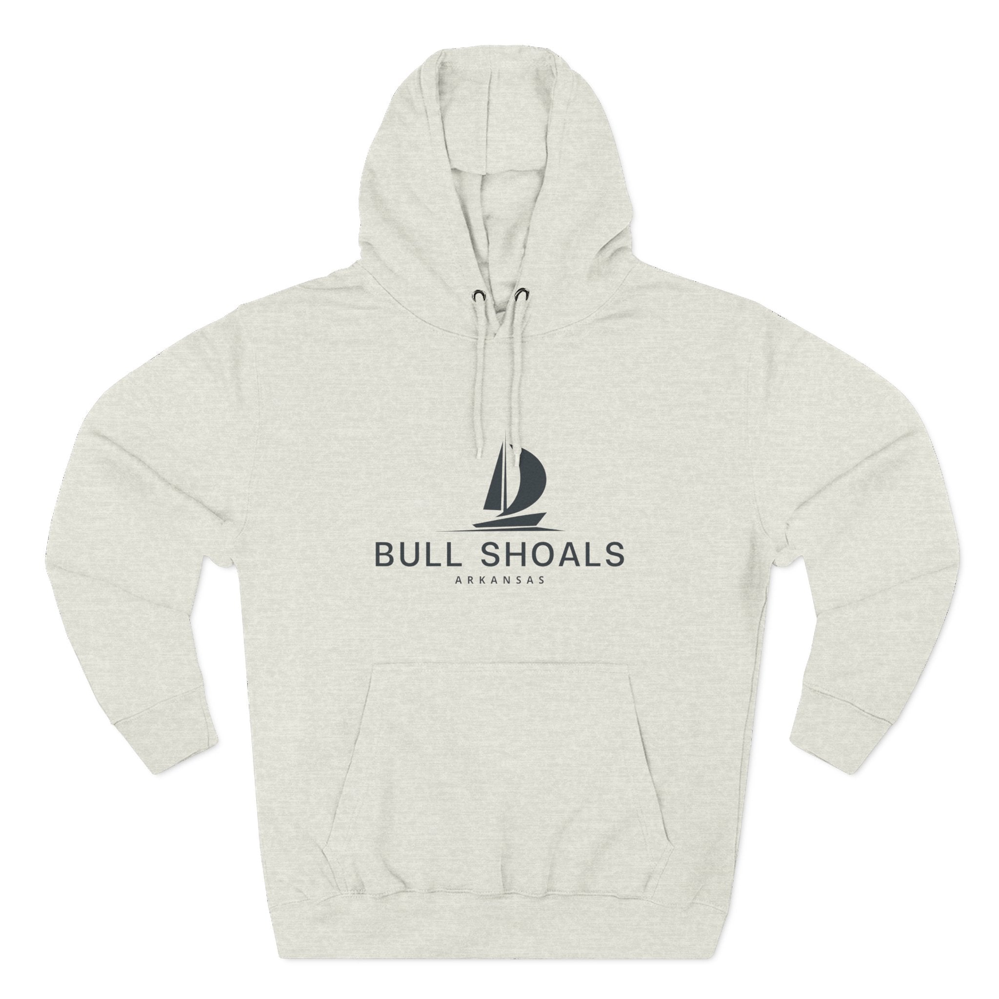 Bull Shoals Inspired Fleece Hoodie, Casual Wear, Relaxation, Gift for Autumn Lovers, Travel Essential