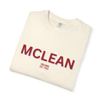 McLean Garment-Dyed Unisex T-Shirt, Casual Tee, Vintage Style Shirt, Everyday Wear, Birthday Gift, Unique Apparel