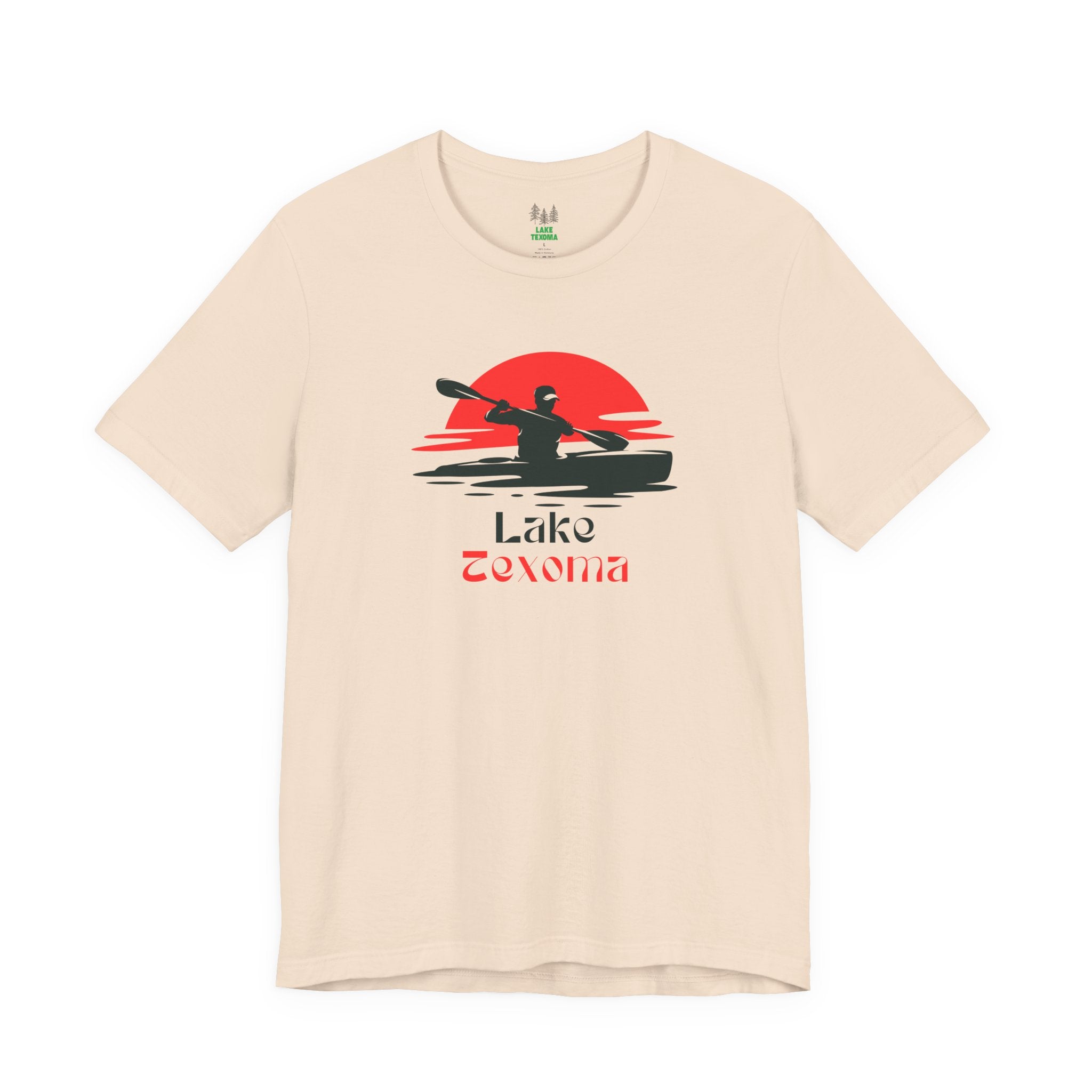 Lake Texoma Tee - Kayaking Graphic Unisex Jersey Short Sleeve Shirt, Outdoor Adventure Gift, Summer Vibes, Lake Lover Apparel