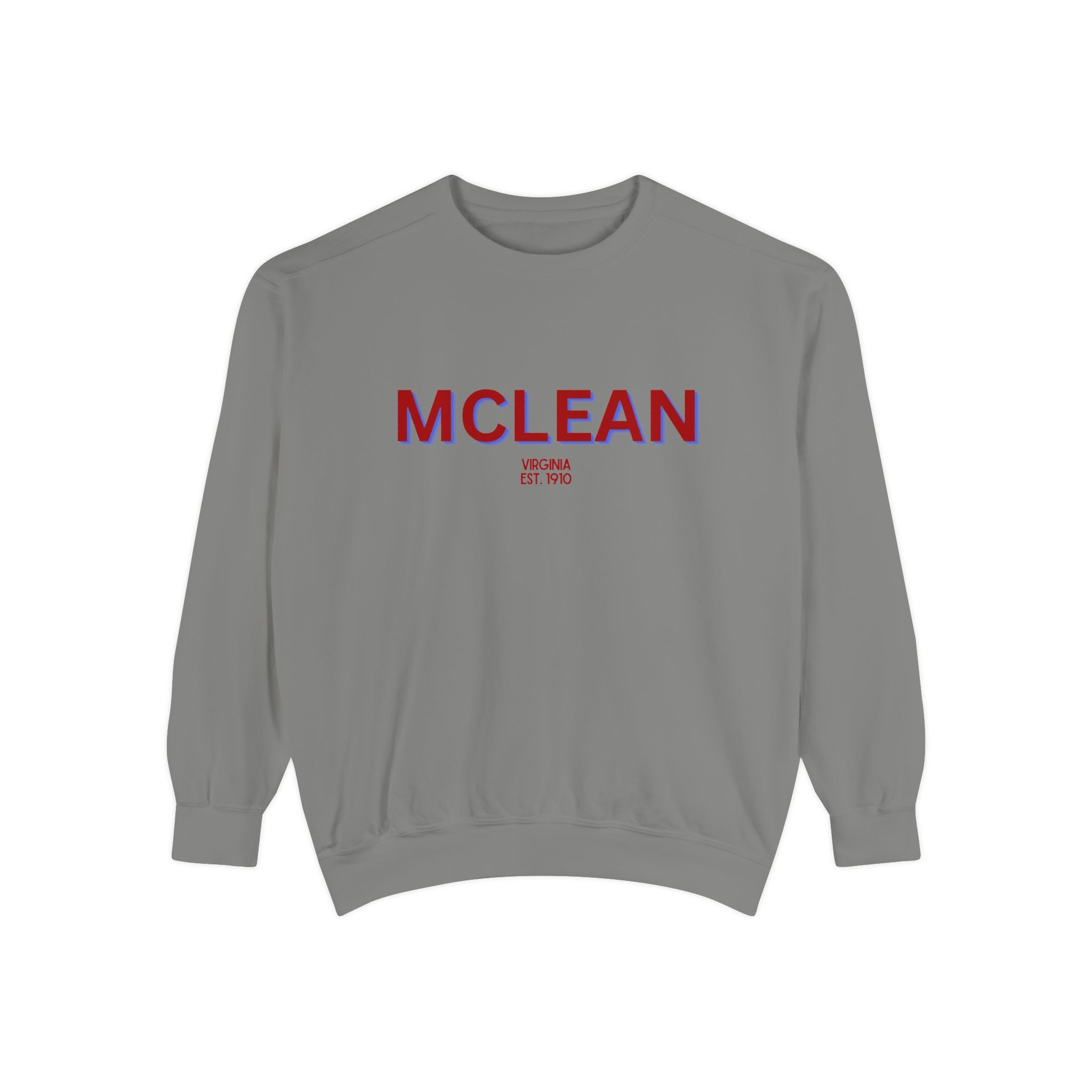 McLean Unisex Garment-Dyed Sweatshirt | Cozy Fashion, Perfect for Casual Outings, Gifts, Fall & Winter Style, Everyday Comfort
