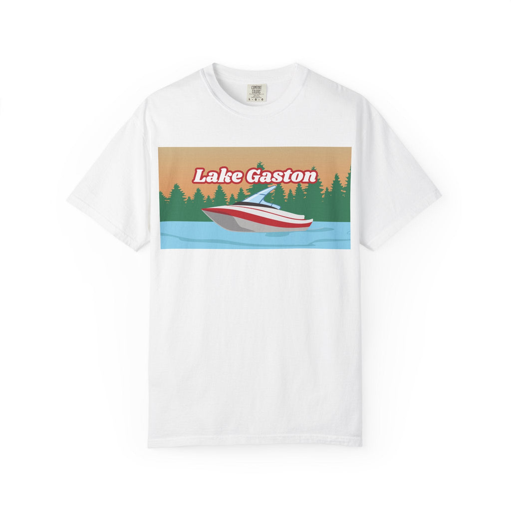 Lake Gaston Relaxed Unisex T-Shirt, Summer Vibes Tee, Outdoor Adventure Shirt, Lake Life Apparel, Gift for Nature Lovers, Vacation Wear