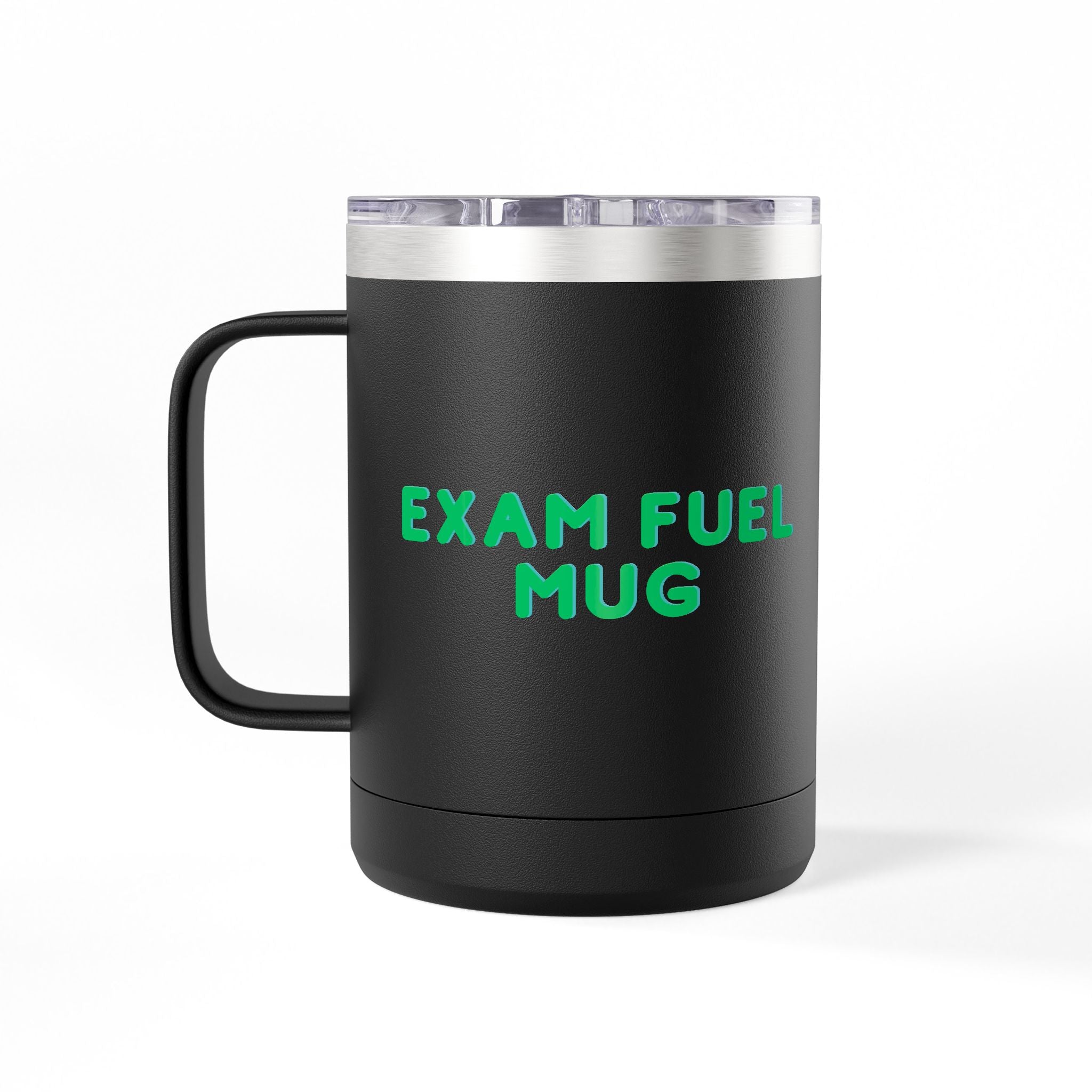 Exam Fuel Mug Tumbler | Perfect for Students, Study Sessions, Motivational Drinkware, Eco-Friendly Cup